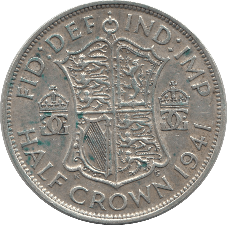 1941 HALFCROWN ( GVF ) - HALFCROWN - Cambridgeshire Coins