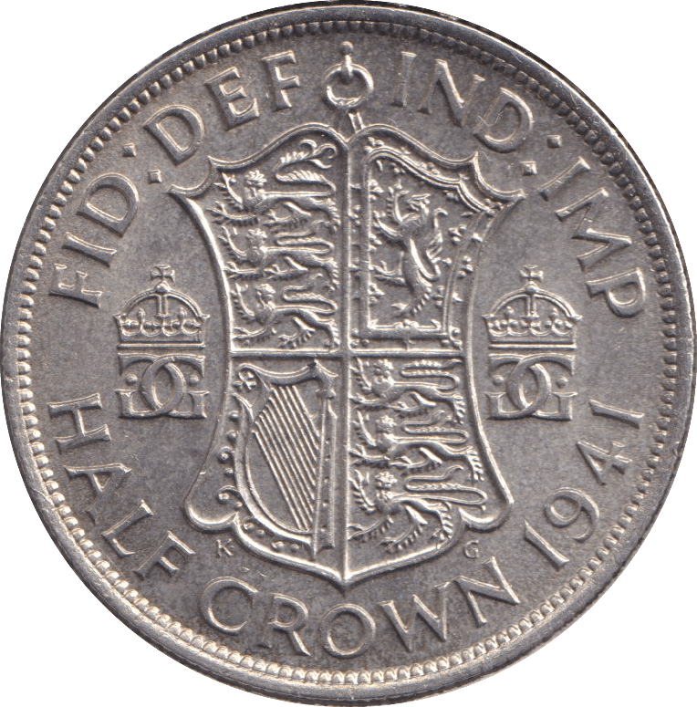 1941 HALFCROWN ( UNC ) - HALFCROWN - Cambridgeshire Coins