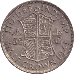 1941 HALFCROWN ( UNC ) - HALFCROWN - Cambridgeshire Coins