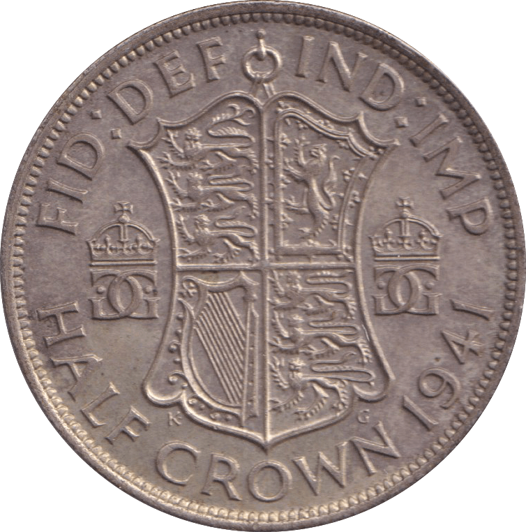 1941 HALFCROWN ( UNC ) - HALFCROWN - Cambridgeshire Coins