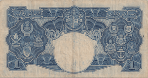 1941 ONE DOLLAR MALAYA BANKNOTE REF-1835 - WORLD BANKNOTES - Cambridgeshire Coins