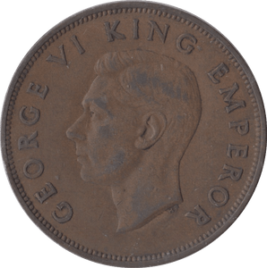 1941 ONE PENNY NEW ZEALAND - WORLD COINS - Cambridgeshire Coins