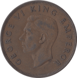 1941 ONE PENNY NEW ZEALAND - WORLD COINS - Cambridgeshire Coins