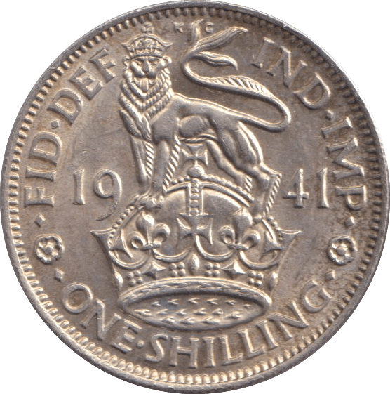 1941 SHILLING ( AUNC ) - SHILLING - Cambridgeshire Coins