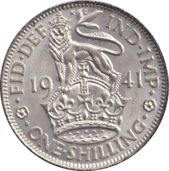 1941 SHILLING ( AUNC ) - SHILLING - Cambridgeshire Coins