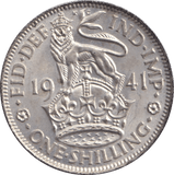 1941 SHILLING ( AUNC ) - SHILLING - Cambridgeshire Coins