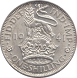 1941 SHILLING ( AUNC ) - SHILLING - Cambridgeshire Coins
