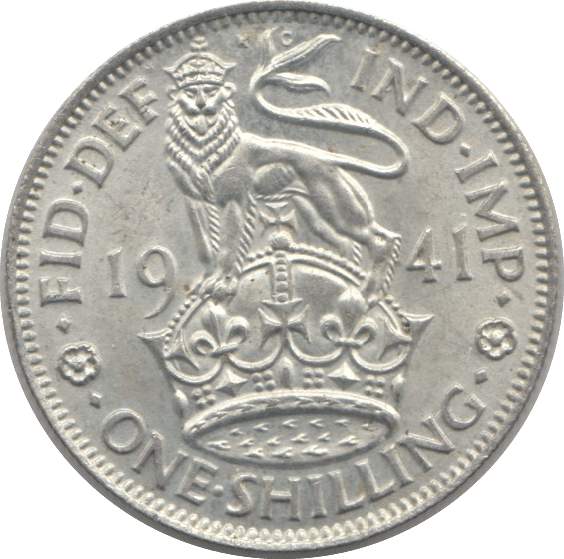 1941 SHILLING ( UNC ) - Shilling - Cambridgeshire Coins