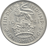 1941 SHILLING ( UNC ) - Shilling - Cambridgeshire Coins