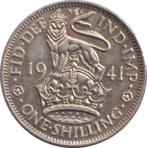 1941 SHILLING ( UNC ) - SHILLING - Cambridgeshire Coins