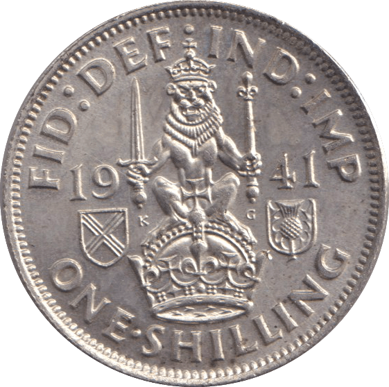 1941 SHILLING ( UNC ) - SHILLING - Cambridgeshire Coins