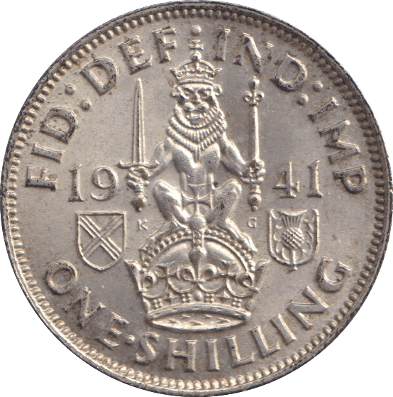 1941 SHILLING ( UNC ) - SHILLING - Cambridgeshire Coins