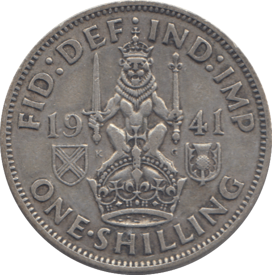 1941 SHILLING ( VF ) - SHILLING - Cambridgeshire Coins