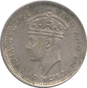 1941 SILVER 10 CENTS CEYLON - SILVER WORLD COINS - Cambridgeshire Coins