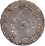1941 SILVER 25 CENTS NETHERLANDS - SILVER WORLD COINS - Cambridgeshire Coins
