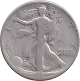 1941 SILVER HALF DOLLAR USA - WORLD COINS - Cambridgeshire Coins