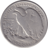 1941 SILVER HALF DOLLAR USA - WORLD COINS - Cambridgeshire Coins
