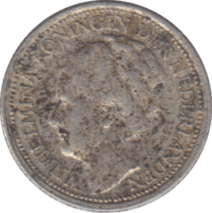1941 SILVER NETHERLANDS 10 CENT - SILVER WORLD COINS - Cambridgeshire Coins