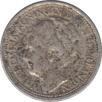 1941 SILVER NETHERLANDS 10 CENT - SILVER WORLD COINS - Cambridgeshire Coins