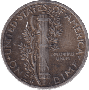 1941 SILVER ONE DIME USA SAN FRANCISCO MINT - SILVER WORLD COINS - Cambridgeshire Coins