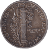 1941 SILVER ONE DIME USA SAN FRANCISCO MINT - SILVER WORLD COINS - Cambridgeshire Coins