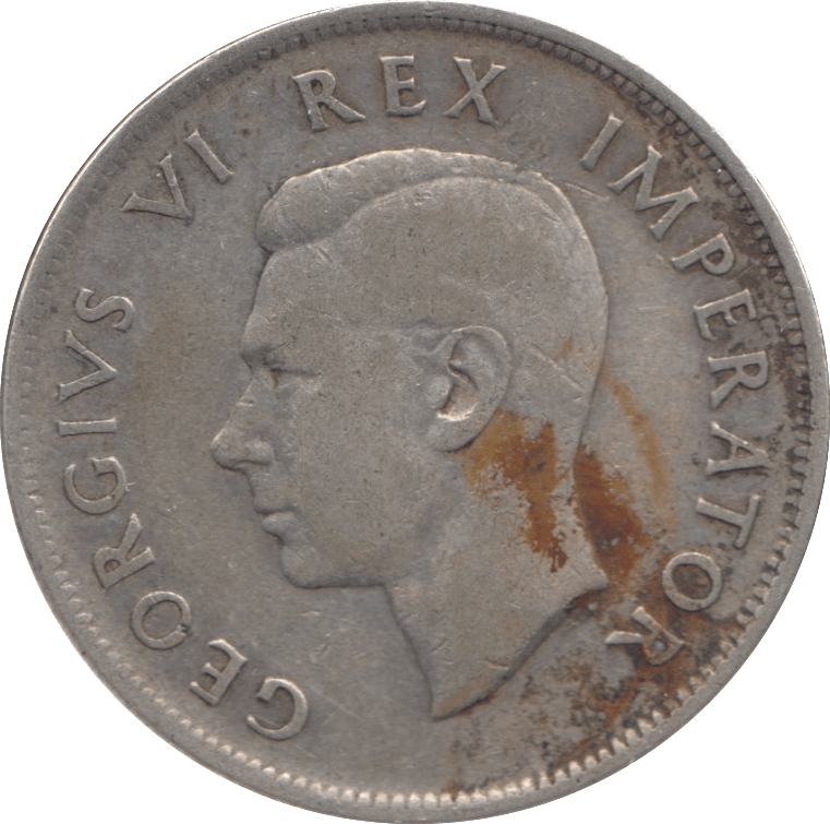 1941 SILVER SOUTH AFRICA 2 1/2 SHILLINGS - SILVER WORLD COINS - Cambridgeshire Coins