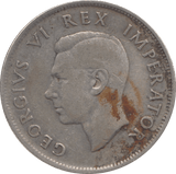 1941 SILVER SOUTH AFRICA 2 1/2 SHILLINGS - SILVER WORLD COINS - Cambridgeshire Coins