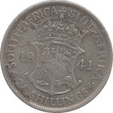 1941 SILVER SOUTH AFRICA 2 1/2 SHILLINGS - SILVER WORLD COINS - Cambridgeshire Coins