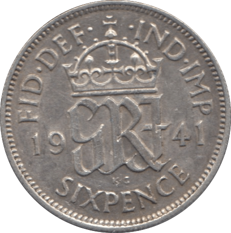 1941 SIXPENCE ( AUNC ) - SIXPENCE - Cambridgeshire Coins