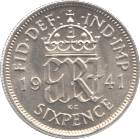 1941 SIXPENCE ( UNC ) - Sixpence - Cambridgeshire Coins