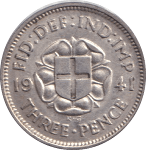 1941 THREEPENCE ( AUNC ) - THREEPENCE - Cambridgeshire Coins
