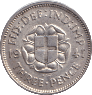 1941 THREEPENCE ( AUNC ) - THREEPENCE - Cambridgeshire Coins