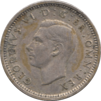 1941 THREEPENCE ( EF ) - THREEPENCE - Cambridgeshire Coins