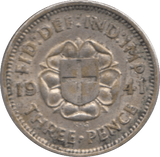 1941 THREEPENCE ( EF ) - THREEPENCE - Cambridgeshire Coins