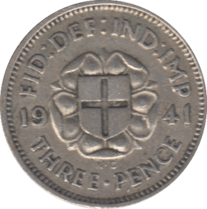1941 THREEPENCE ( FINE ) - THREEPENCE - Cambridgeshire Coins