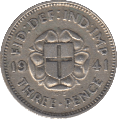 1941 THREEPENCE ( FINE ) - THREEPENCE - Cambridgeshire Coins