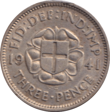 1941 THREEPENCE ( GVF ) - THREEPENCE - Cambridgeshire Coins