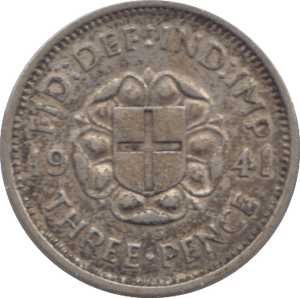 1941 THREEPENCE ( GVF ) - THREEPENCE - Cambridgeshire Coins