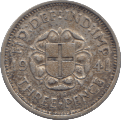 1941 THREEPENCE ( GVF ) - THREEPENCE - Cambridgeshire Coins