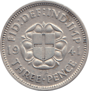 1941 THREEPENCE ( GVF ) - WORLD COINS - Cambridgeshire Coins