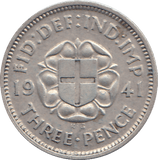 1941 THREEPENCE ( GVF ) - WORLD COINS - Cambridgeshire Coins