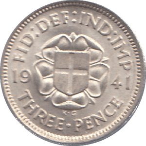 1941 THREEPENCE ( UNC ) - THREEPENCE - Cambridgeshire Coins