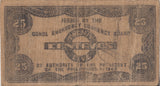 1942 25 CENTAVOS BANKNOTE PHILIPPINES REF 719 - WORLD BANKNOTES - Cambridgeshire Coins