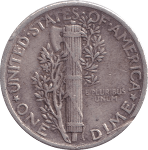 1942 DIME USA - WORLD COINS - Cambridgeshire Coins