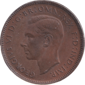 1942 FARTHING ( AUNC ) - FARTHING - Cambridgeshire Coins