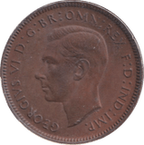 1942 FARTHING ( AUNC ) - FARTHING - Cambridgeshire Coins