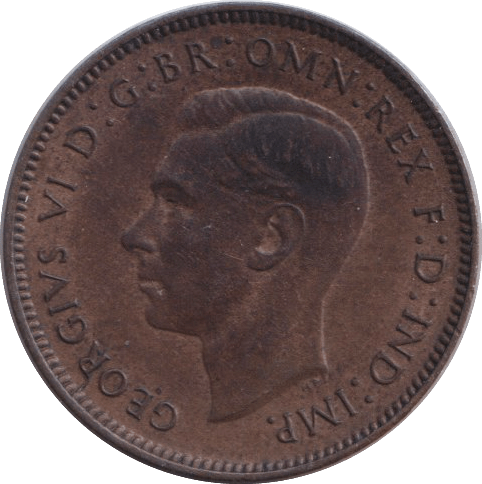 1942 FARTHING ( EF ) - FARTHING - Cambridgeshire Coins