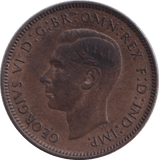 1942 FARTHING ( EF ) - FARTHING - Cambridgeshire Coins