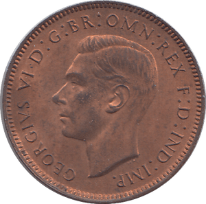 1942 FARTHING ( UNC ) - HALFPENNY - Cambridgeshire Coins