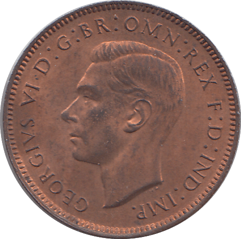 1942 FARTHING ( UNC ) - HALFPENNY - Cambridgeshire Coins